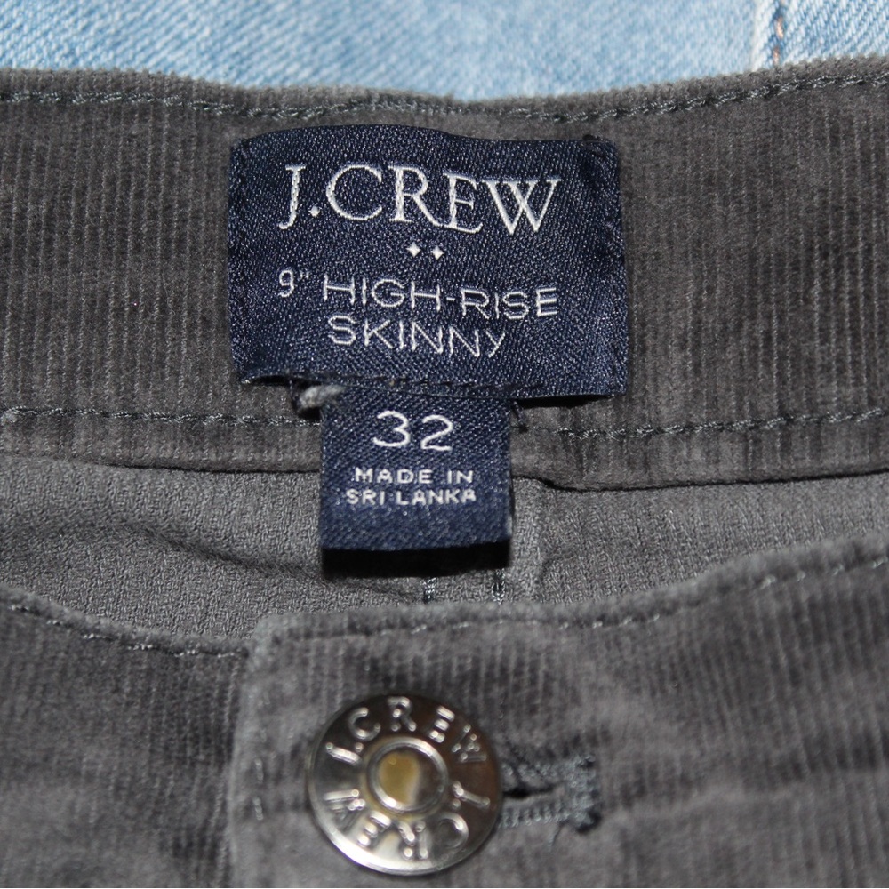 J.Crew grey corduroy denim - Picture 3 of 3